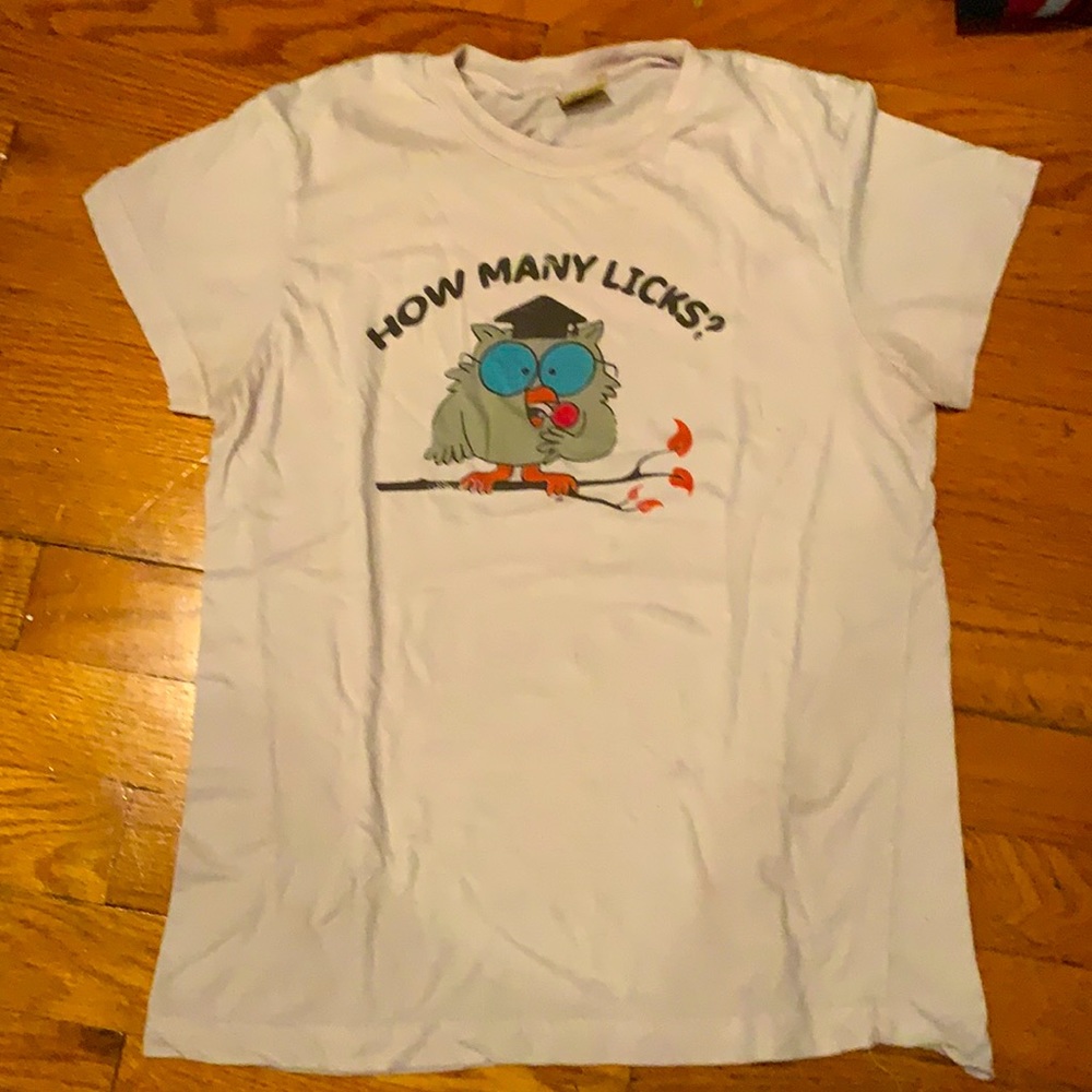 “How many licks?” T-shirt